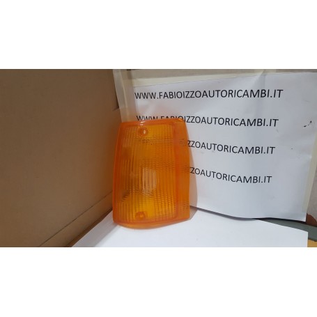 PLASTICA FANALE FRECCIA ANTERIORE SINISTRA FIAT UNO DAL 1983 AL 1989 ARANCIO CASSA 184/A