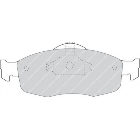 FDB884 - PASTIGLIE FRENO ANTERIORI FORD MONDEO - SCORPIO DISPONIBILI TICROULANDS 511TR49A16 CASSA 70/A