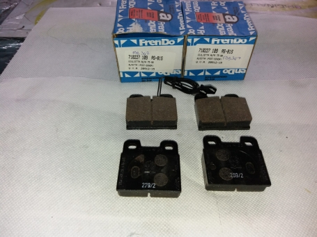 PASTIGLIE FRENO POSTERIORI ALFA ROMEO 75 - 90 CASSA 221/A FRENDO 710227