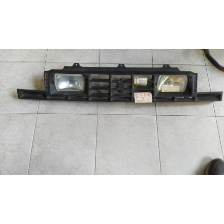 GRIGLIA MASCHERINA ANTERIORE RENAULT SUPER 5 GT TURBO CON FARI ANTINEBBIA SCAFF.DISCHI