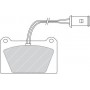 SERIE PASTIGLIE FRENO ANTERIORI AUSTIN METRO FRENDO 720272 CASSA 222/A