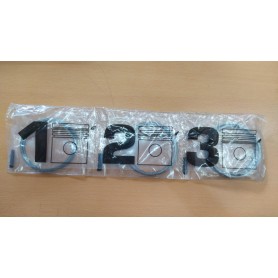 SERIE DI FASCE ELASTICHE FIAT 126 PERSONAL DIAMETRO 77 CASSA 200/A