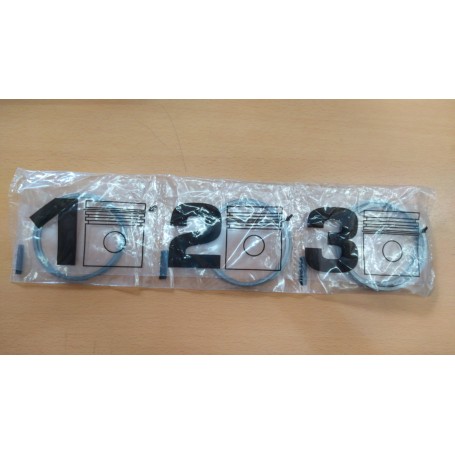 SERIE DI FASCE ELASTICHE FIAT 126 PERSONAL DIAMETRO 77 CASSA 200/A