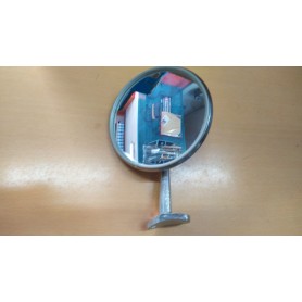 SPECCHIO ROTONDO CROMATO FIAT 500 GIARDINIERA APPLICAZIONE A VITE CASSA 1