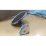 SPECCHIO ROTONDO CROMATO FIAT 500 GIARDINIERA APPLICAZIONE A VITE CASSA 1