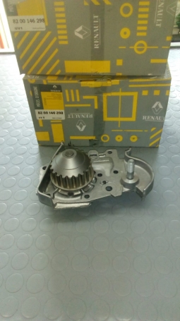 POMPA ACQUA DACIA SANDERO 1.4 1.6 RENAULT MEGANE CLIO II 1.4 1.6 ORIGINALE RENAULT