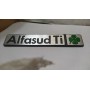 LOGO FREGIO SIGLA MODELLO ALFA ROMEO ALFASUD TI QUADRIFOGLIO VERDE DR0181 CASSA 233/A