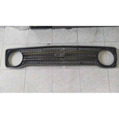MASCHERINA ANTERIORE GRIGLIA FIAT 128 ORIGINALE DELL'EPOCA FONDO MAGAZZINO SCAFF.DIETRO PIAN.1