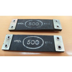 COPPIA CINGHIETTE TIRANTE PORTA FINE FORSA PORTIERA FIAT 500 D - N - ORIGINALI DELL'EPOCA CASSA 183/A