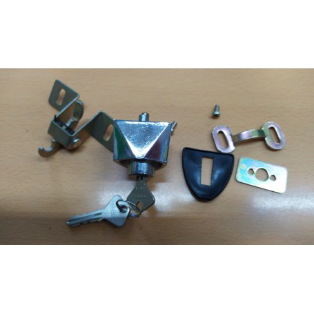 PULSANTE SERRATURA COFANO MOTORE FIAT 850 CASSA 183/A