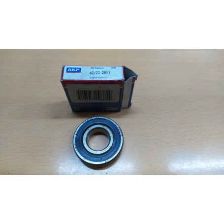 CUSCINETTO SKF 62/22-2RS1 MISURE 22x50x14 CASSA 183/A