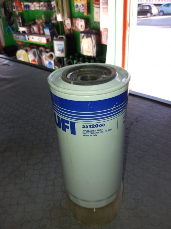 FILTRO OLIO IVECO 370 - 190 - 330 DISPONIBILE UFI 23.120.00 CASSA 250/A