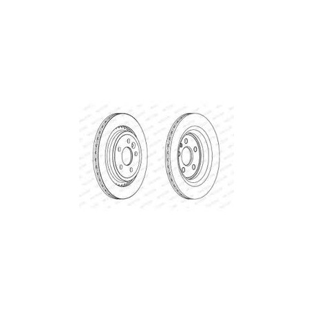 COPPIA DISCHI FRENO VOLVO S60 - V70 - XC70 - V70 - DISPONIBILI FERODO SCAFF.AMMORTIZZ.PIAN.30