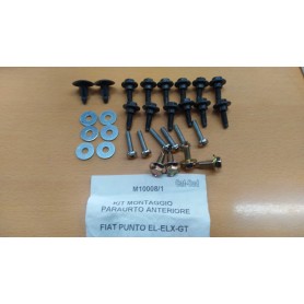 KIT FISSAGGIO BULLONI PARAURTI FIAT PUNTO PRIMA SERIE GT - ELX - EL - CASSA 176/A