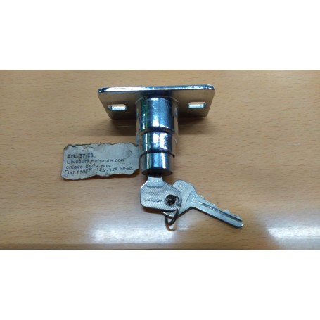 PULSANTE SERRATURA COFANO POSTERIORE BAULE FIAT 1100 D CASSA 182/A