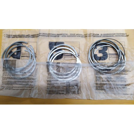 SERIE FASCE ELASTICHE SEGMENTI PISTONI CITROE 4 CILINDRI 2CV - DYANE - DIAMETRO 83 CASSA 176/A