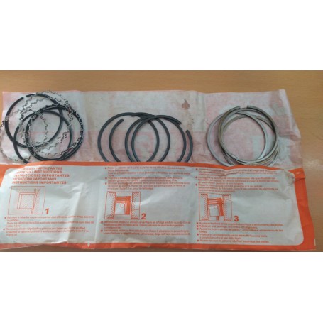 SERIE FASCE ELASTICHE SEGMENTI PISTONO ALFA ROMEO GIULIA DIAMETRO 74 CASSA 176/A