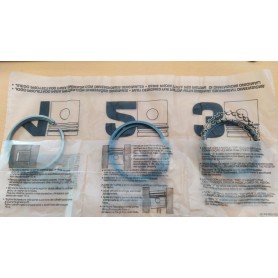 SERIE FASCE ELASTICHE SEGMENTI PISTONI ALFA ROMEO GIULIA - ALFETTA - GIULIETTA - DIAMETRO 78,0 CASSA 176/A