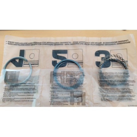 SERIE FASCE ELASTICHE SEGMENTI PISTONI ALFA ROMEO GIULIA - ALFETTA - GIULIETTA - DIAMETRO 78,0 CASSA 176/A