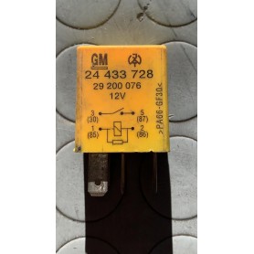 RELE FENDINEBBIA ANT.OPEL TIGRA DAL 99-VECTRA DAL 95 ORIGINALE USATO 24433728 CASSA 253/A