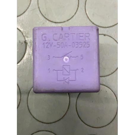 RELE RENAULT CLIO III LAGUNA MEGANE 12V 50A 4 PIN USATO 03525 CASSA 253/A