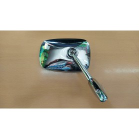 SPECCHIO RETROVISORE ESTERNO CROMATO FISSAGGIO A VITE AUTO D'EPOCA STORICHE CASSA 178/A