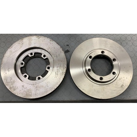 COPPIA DISCHI FRENO VENTILATI ANTERIORE ISUZU CAMPO-GEMINI- IMPULSE-OPEL CAMPO-FRONTERA A PILENGA V370 SCAFF.DISCHI PIAN.1