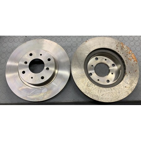 COPPIA DISCHI FRENO ANTERIORE VENTILATI ROVER 800 DISP GRAF DF29436 SCAFF.DISCHI.PIAN.1