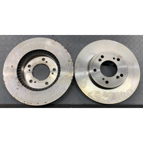 COPPIA DISCHI FRENO ANTERIORI VENTILATI HONDA LEGEND III-SHUTTLE CRV 2.0 16 V GRAF DF29503 SCAF DISCHI PIAN.1