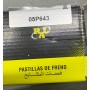 PASTIGLIE FRENO ANTERIORE CITROEN AX-SAXO DISP RAL (LPR) 05P643 POSIZ.ORIGINALE 