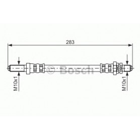 TUBO FRENO POSTERIORE FORD ESCORT ORION DISPONIBILE CEF 510316 CASSA 9/A