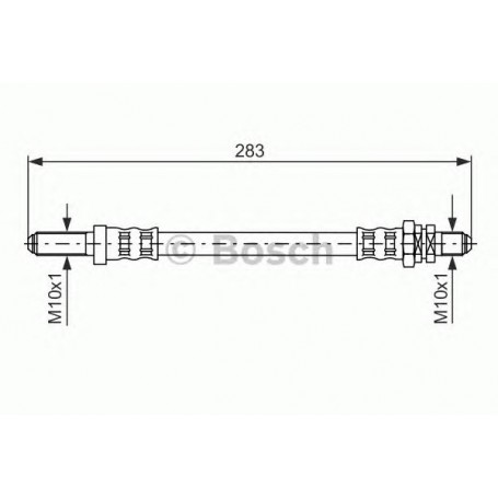 TUBO FRENO POSTERIORE FORD ESCORT ORION DISPONIBILE CEF 510316 CASSA 9/A