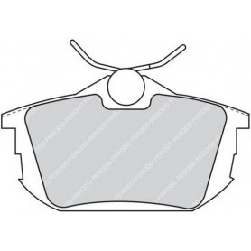 PASTIGLIE FRENO POSTERIORI MITSUBISHI COLT-SMART FORFOUR DISP PLANET 208121 POSIZ ORIGINALE