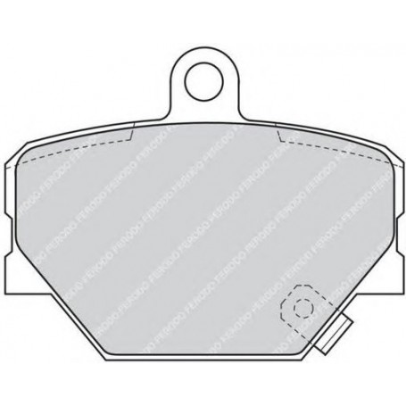 PASTIGLIE FRENO ANTERIORIE SMART CABRIOL-FORTWO-CITY COUPE DISP PLANET 208660 POSIZ.ORIGINAL