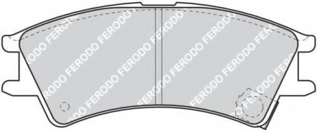 pastiglie freno anteriori - ferodo