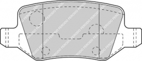 PASTIGLIE FRENO POSTERIORI MERCEDES CLASSE A - FERODO