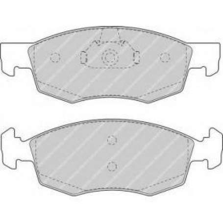 PASTIGLIE FRENO ANTERIORI FIAT DOBLO' - FERODO