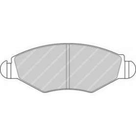 PASTIGLIE FRENO ANTERIORI PEUGEOT 206-306 - FERODO