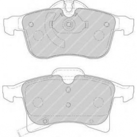 PASTIGLIE FRENO ANTERIORI OPEL CORSA - MERIVA - ASTRA - ZAFIRA - BOSCH 0986424707 - 