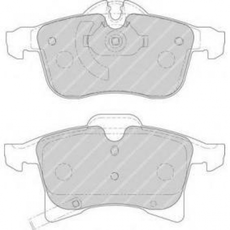 PASTIGLIE FRENO ANTERIORI OPEL CORSA - MERIVA - ASTRA - ZAFIRA - BOSCH 0986424707 - 