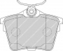 PASTIGLIE FRENO ANTERIORI CITROEN C5-PEUGEOT 407-607 DISP BREMBO P61079 POSIZ.ORIGINALE