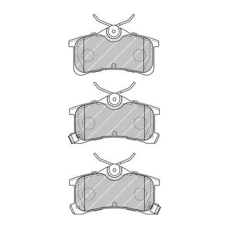 PASTIGLIE FRENO POSTERIORI TOYOTA AVENSIS-COROLLA DISP BREMBO P83084 POSIZ.ORIGINALE