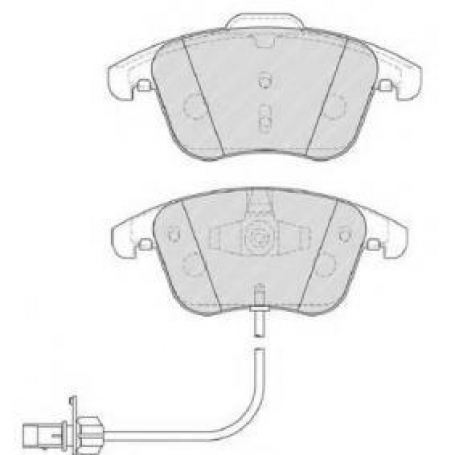 PASTIGLIE FRENO ANTERIORI AUDI A4 