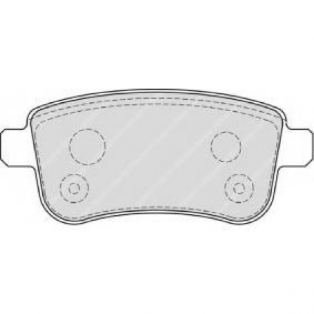 PASTIGLIE FRENO POSTERIORI RENAULT GRAN SCENIC 