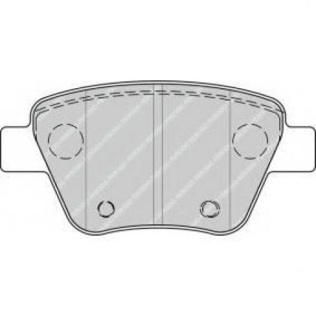 PASTIGLIE FRENO POSTERIORI AUDI A1 - A3 - TEXTAR 2456301