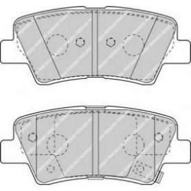 PASTIGLIE FRENO POSTERIORI KIA RIO - HYUNDAI ACCENT GNC P1609