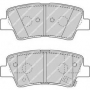 PASTIGLIE FRENO POSTERIORI KIA RIO - HYUNDAI ELANTRA BLUEPRINT ADG042138 POSIZ.ORIGINALE