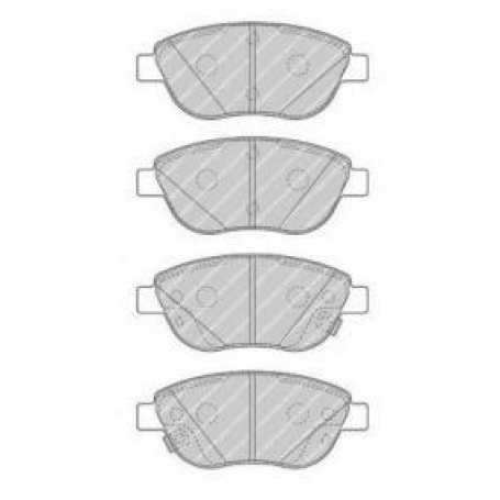 PASTIGLIE FRENO ANTERIORI FIAT 500L DELPHI LP2476