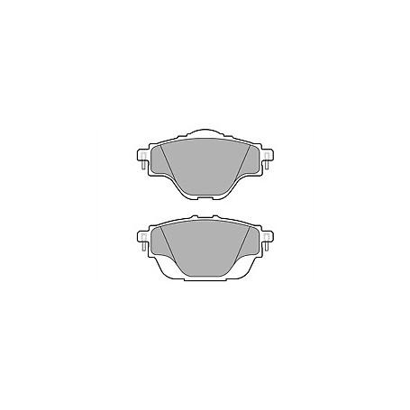 PASTIGLIE FRENO POSTERIORI CITROEN C4-C4 GRAND PICASSO-PEUGEOT 3008-5008-308 DISP METELLI 22-0988-0 POSIZ.ORIGINALE