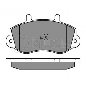 PASTIGLIE FRENO ANTERIORI OPEL MOVANO-RENAULT MASTER DISP FERODO FVR1292 POSIZ.ORIGINALE